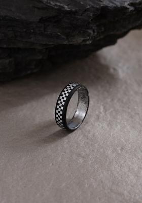 Black Metal Ring For Men