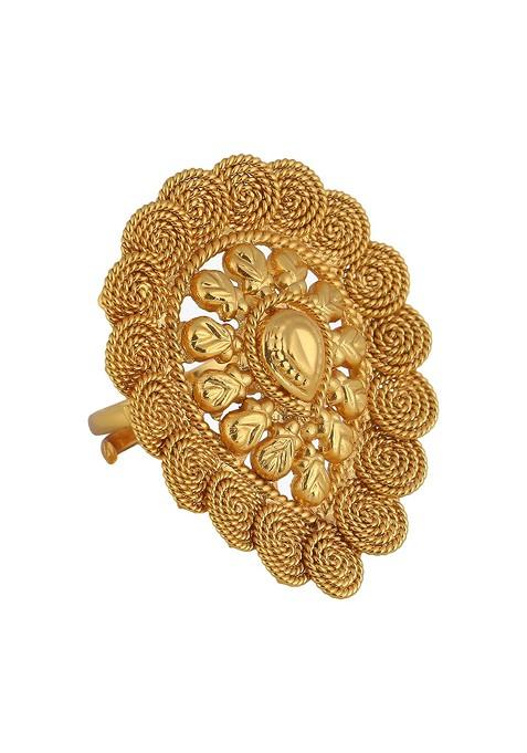 Gold Handcrafted Gold Plated Ring