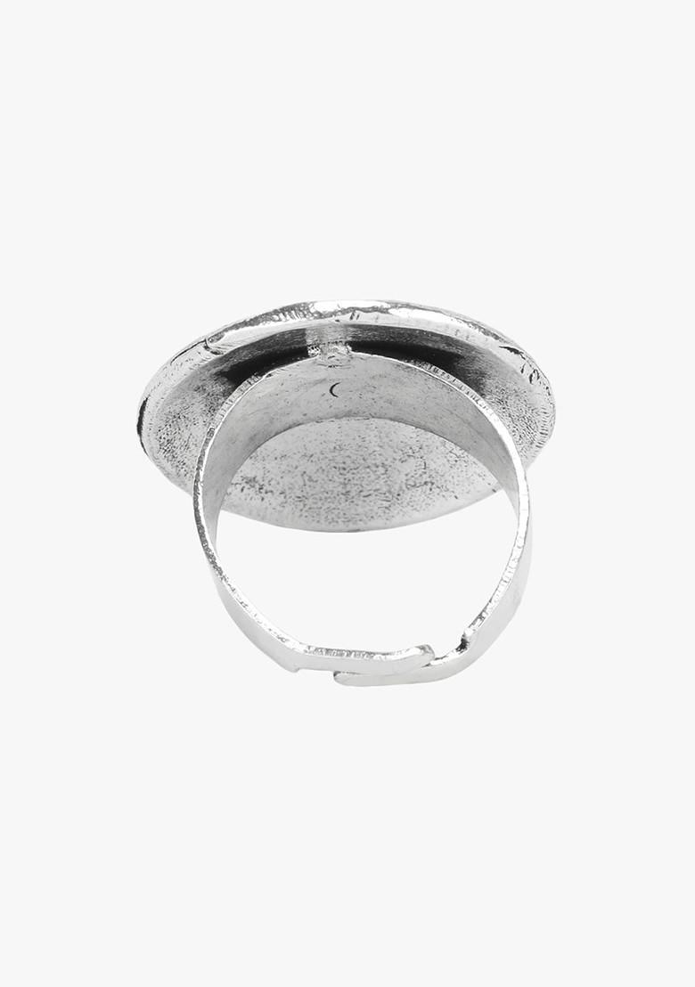 Silver Plain Silver Plated  Ring