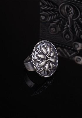 Silver Plain Silver Plated  Ring
