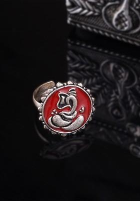 Silver Plain Silver Plated  Ring