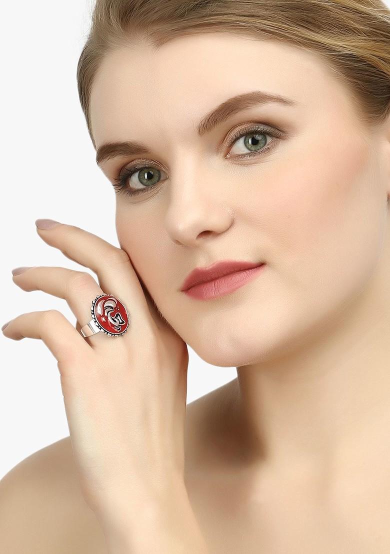 Silver Plain Silver Plated  Ring