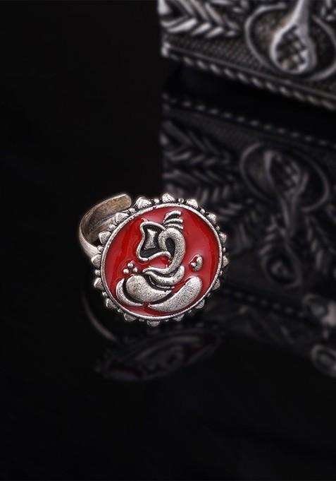 Silver Plain Silver Plated  Ring