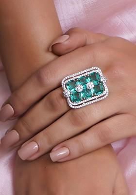 Silver Plain Rhodium Plated Ring