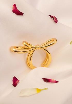 Gold Plated Adjustable Finger Ring