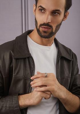 Men Silver Plated Finger Ring