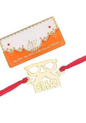 Gold Mens  Thread Rakhi