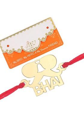 Gold Mens  Swag Wala Bhai Thread Rakhi