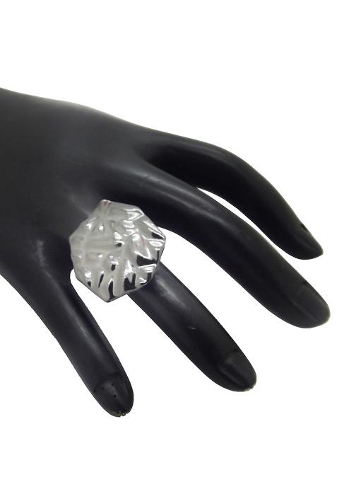 Black Hexagon Shaped Ring