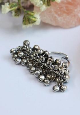 Oxidised Platinum Plating Zinc Alloy Rings