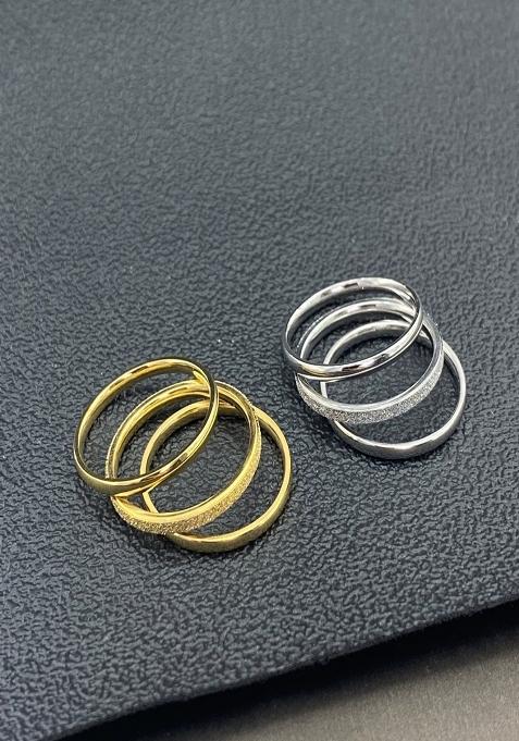 Silver Preminum Titanium Steel Ring For Women