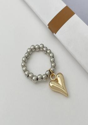 Gold Slip On Alloy Ring For Women