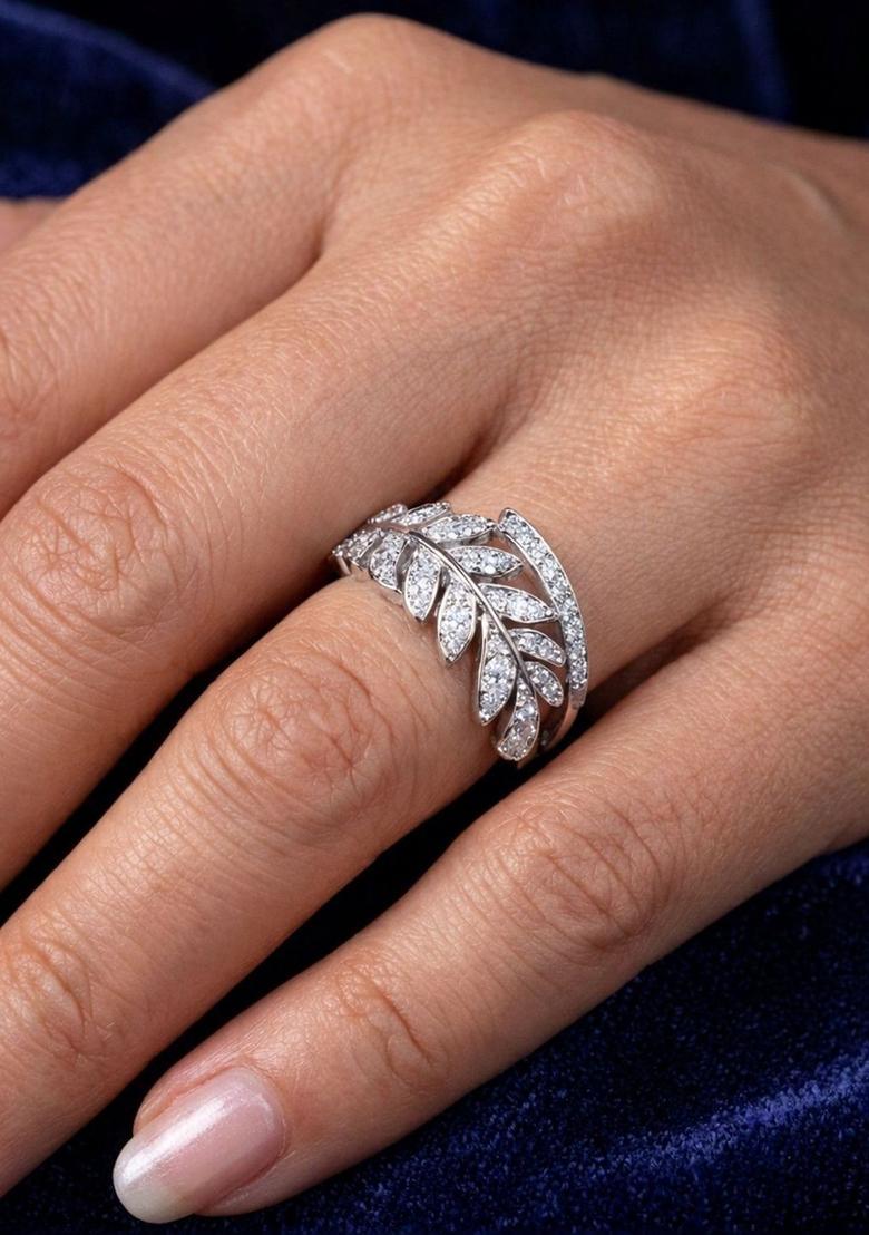 Silver Alloy Ring - Indya