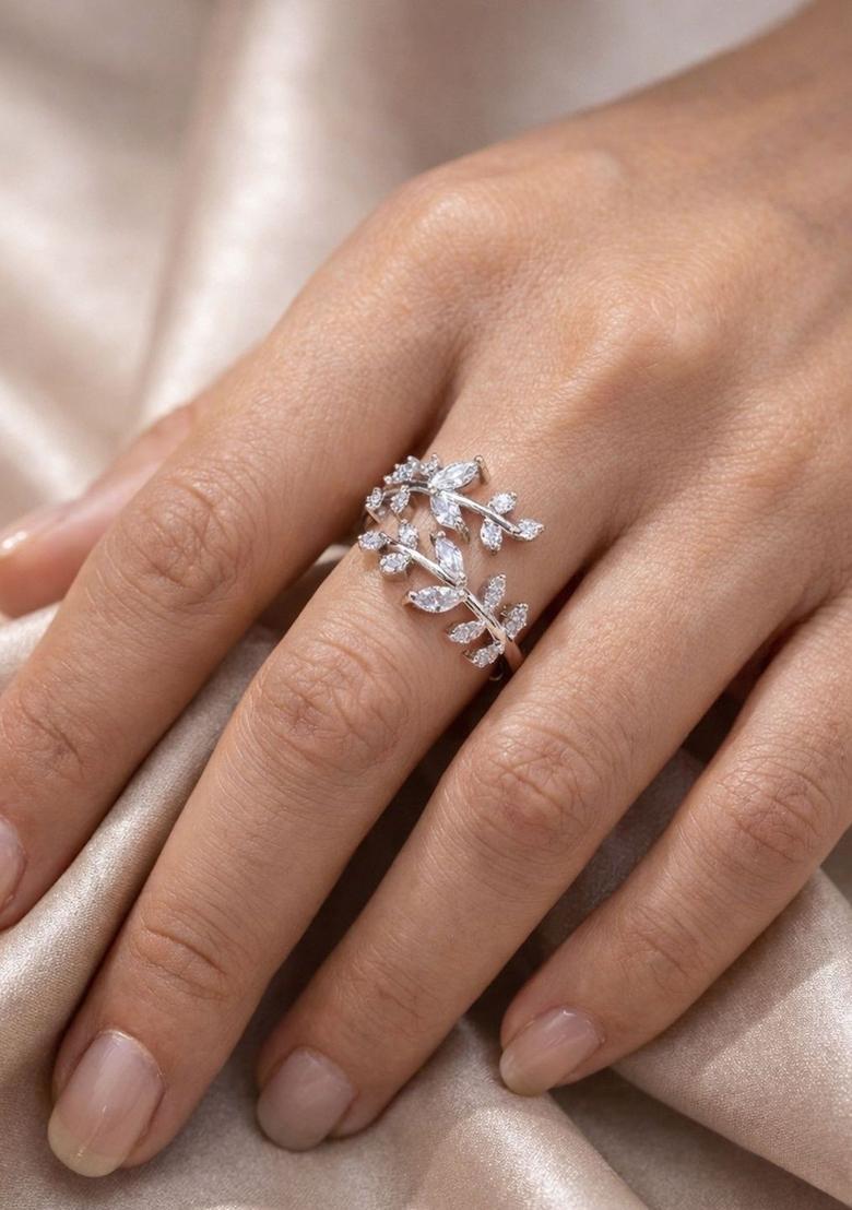 Silver Alloy Ring - Indya
