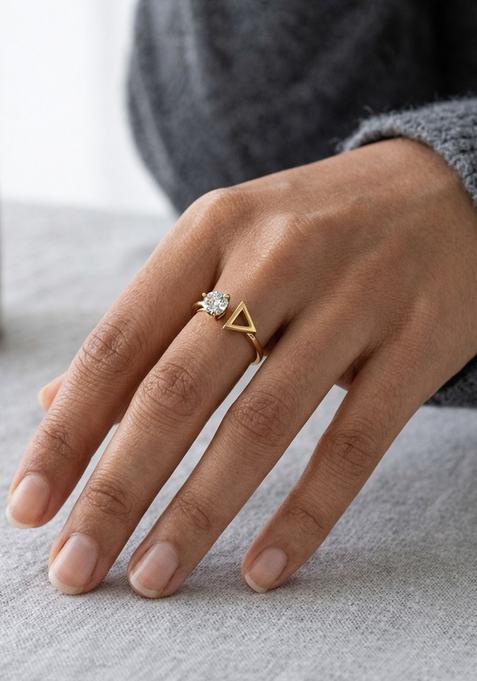 Golden Alloy Ring