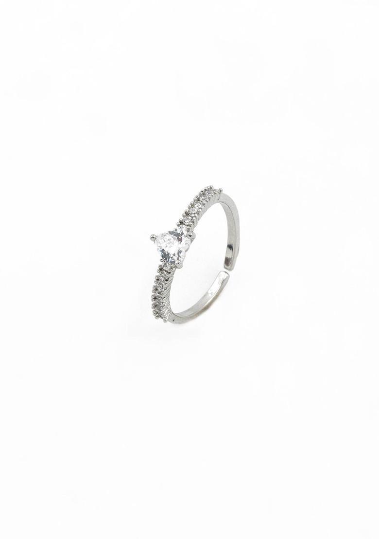 Golden Alloy Ring - Indya