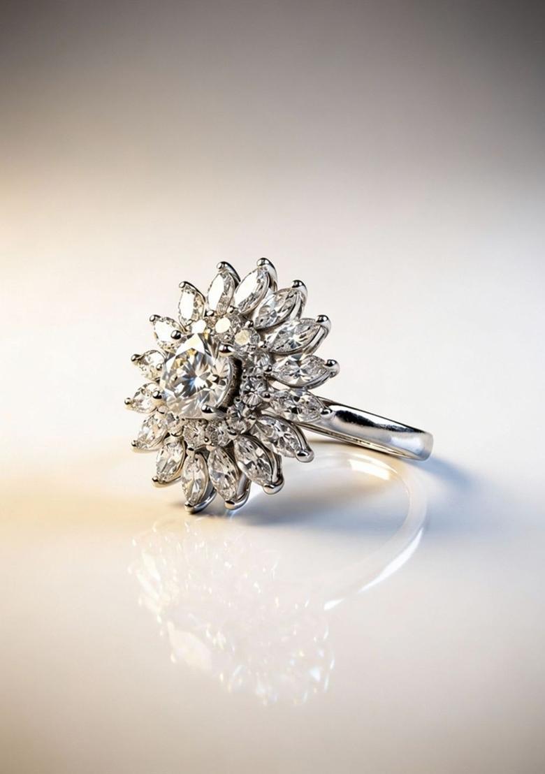 Silver Alloy Ring - Indya