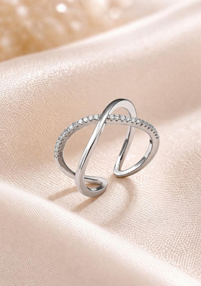 Golden Alloy Ring - Indya