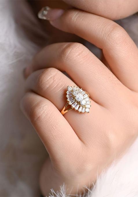 Golden Alloy Ring
