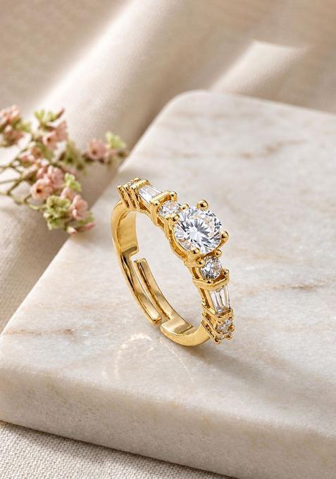 Golden Alloy Ring