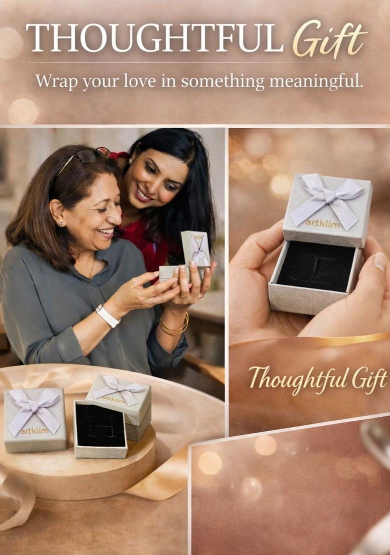 Golden Alloy Ring - Indya