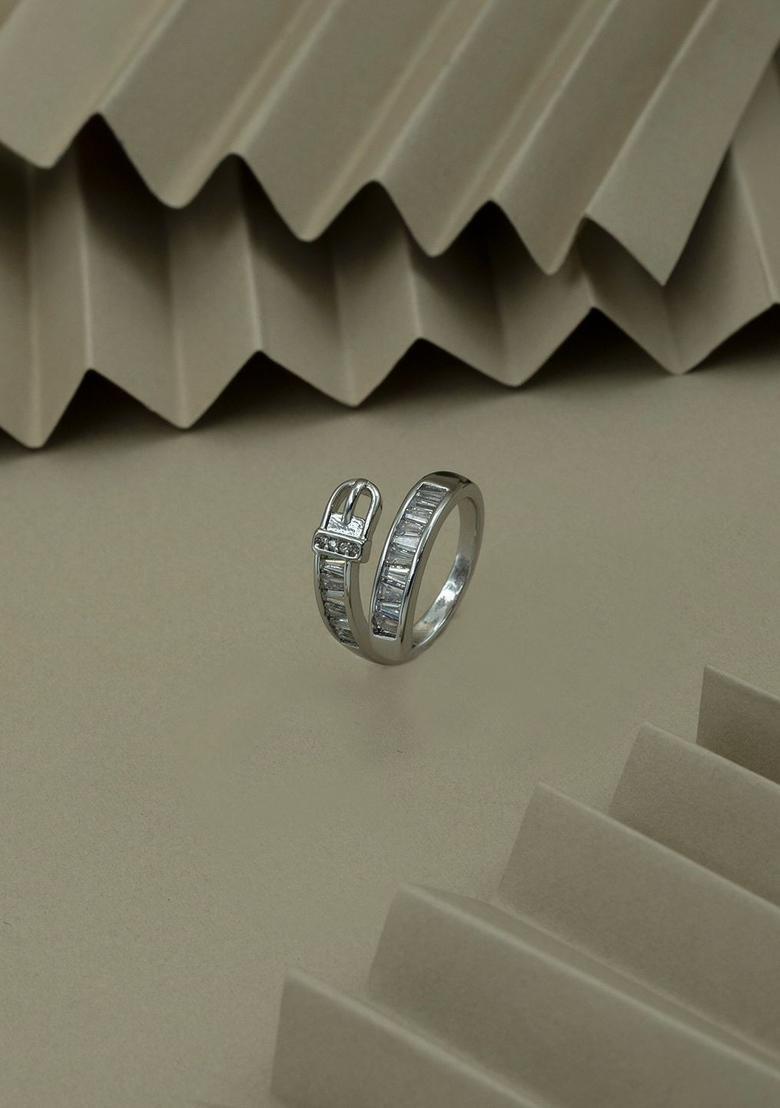 Golden Alloy Ring - Indya