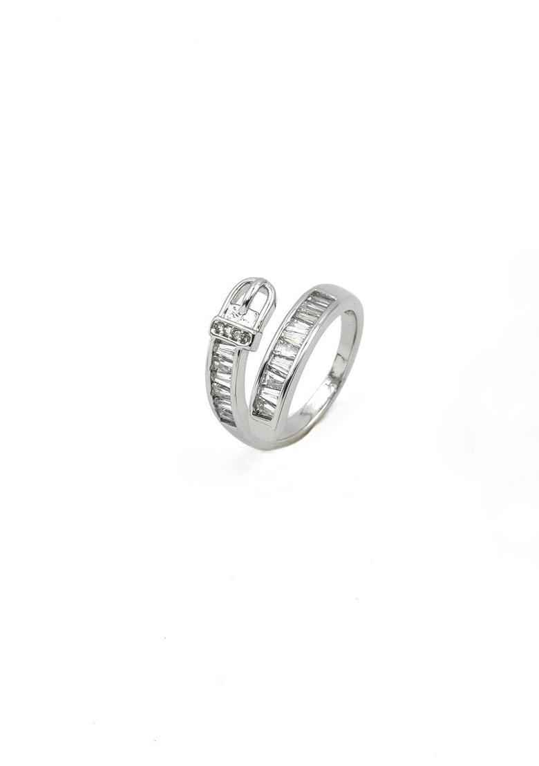 Golden Alloy Ring - Indya