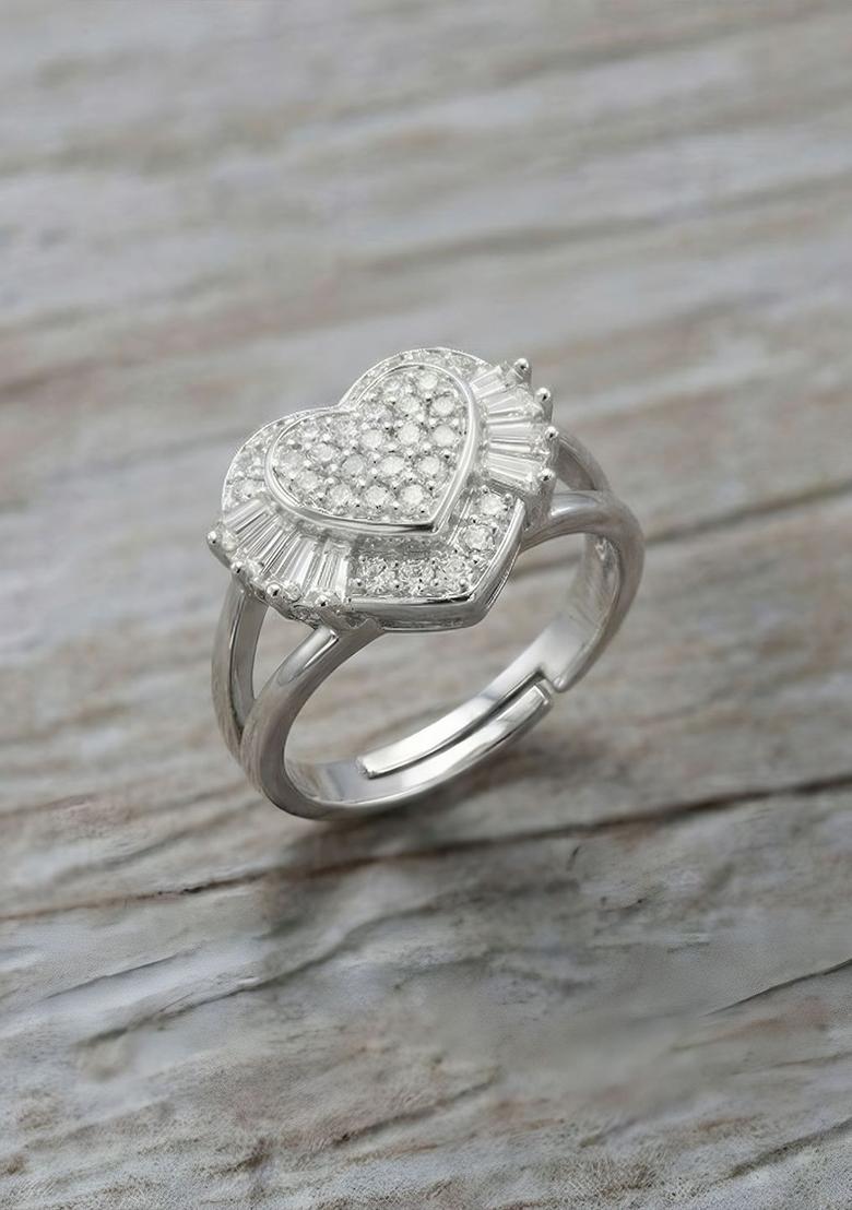 Silver Alloy Ring - Indya