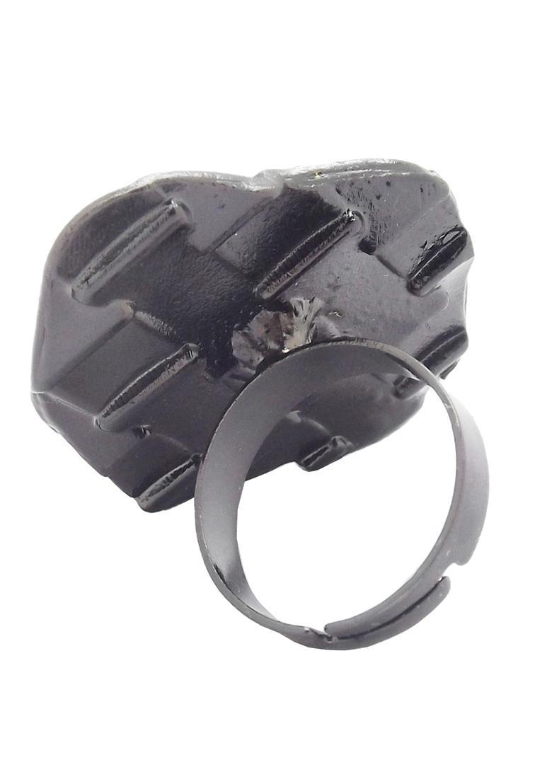 Black Alloy Ring - Indya