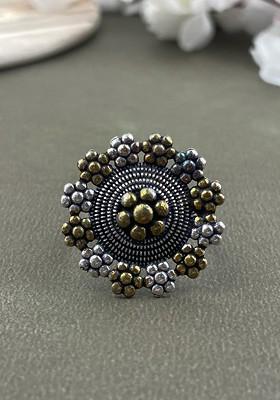 Silver Plated Adjustable Finger Ring