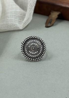 Silver Plated Adjustable Finger Ring