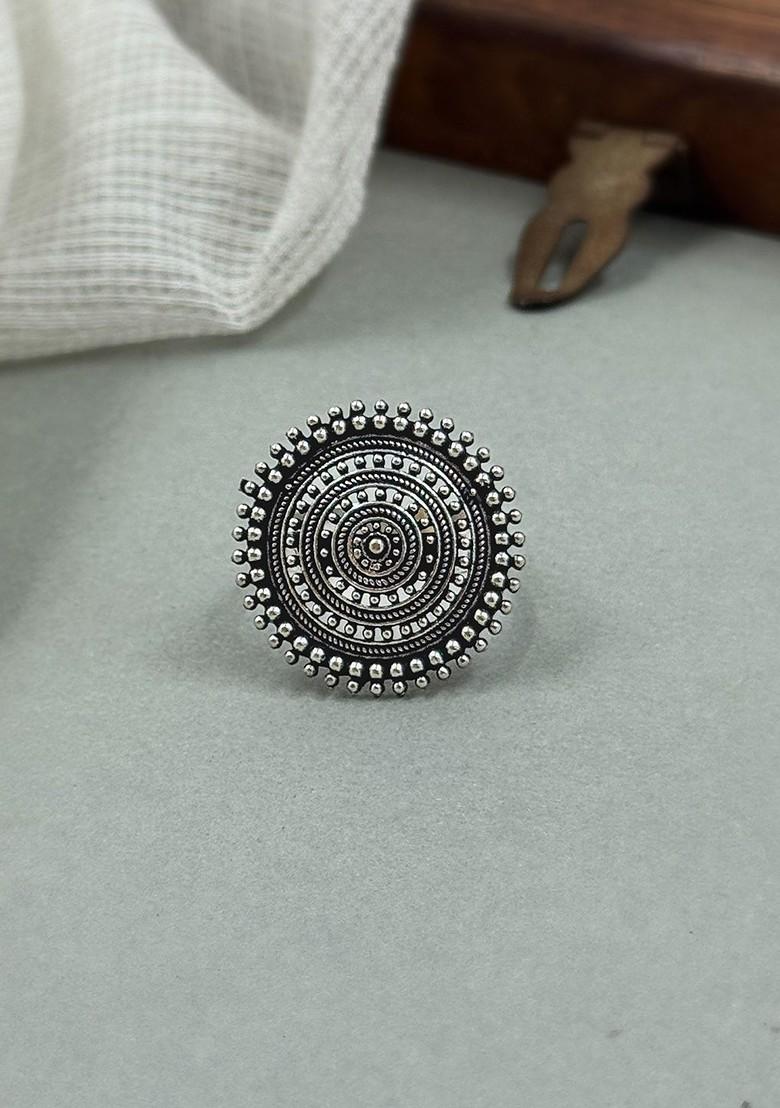 Silver Plated Adjustable Finger Ring