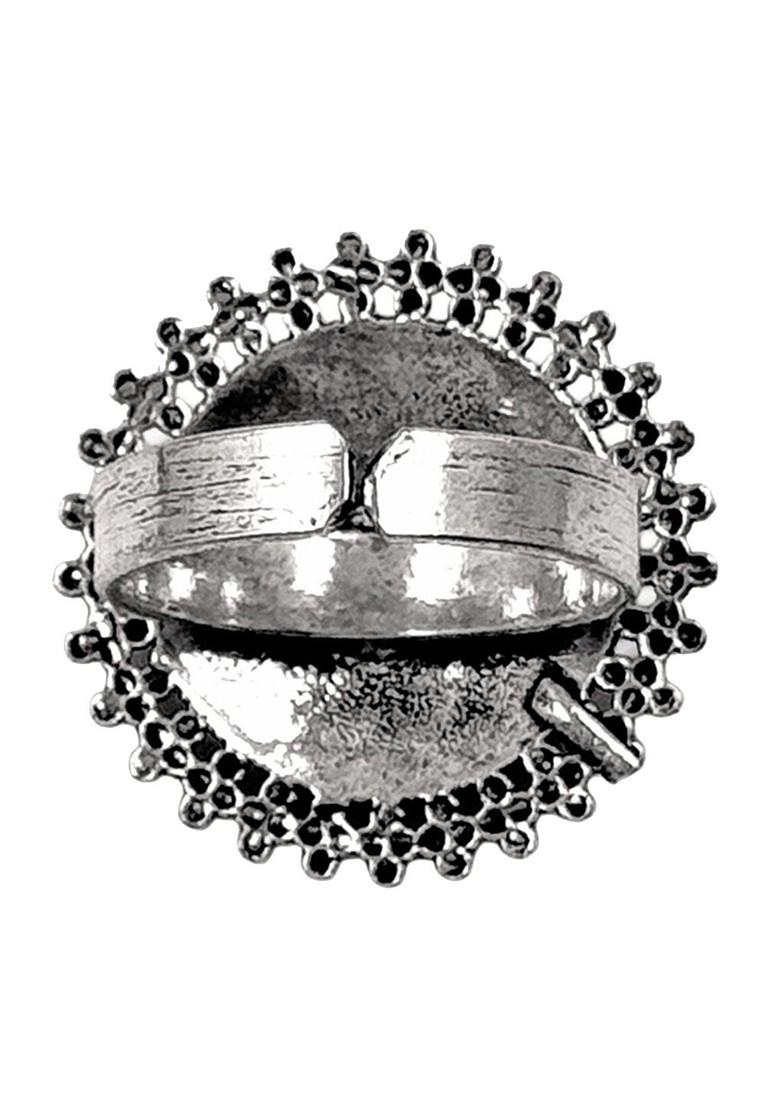 Oxidised Adjustable Finger Ring