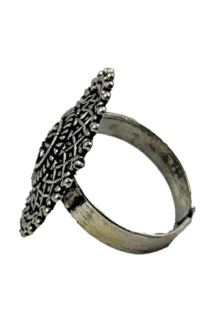 Oxidised Adjustable Finger Ring