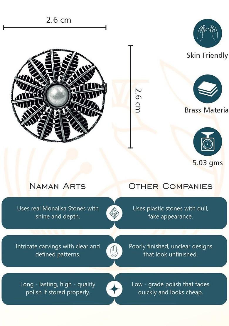 Oxidised Adjustable Skin Friendly Finger Ring