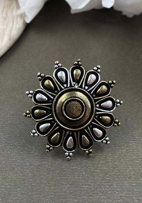 Silver Plated Adjustable Finger Ring