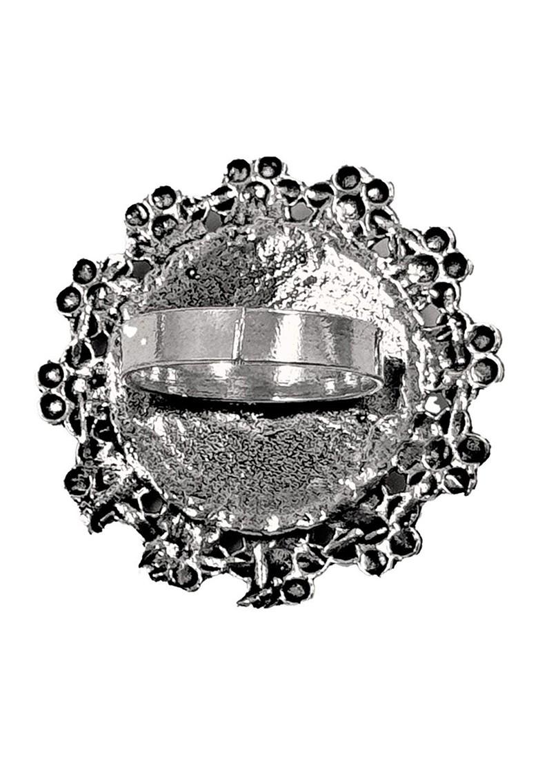 Oxidised Adjustable Skin Friendly Finger Ring