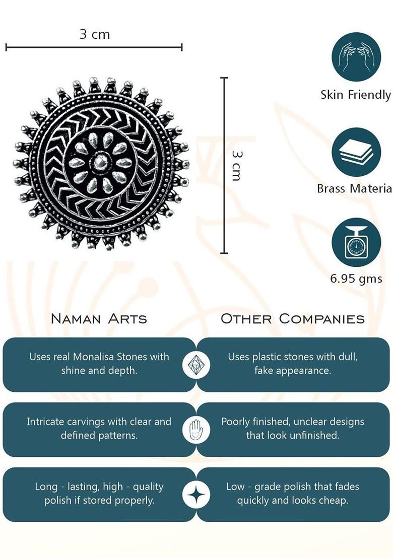 Oxidised Adjustable Skin Friendly Finger Ring