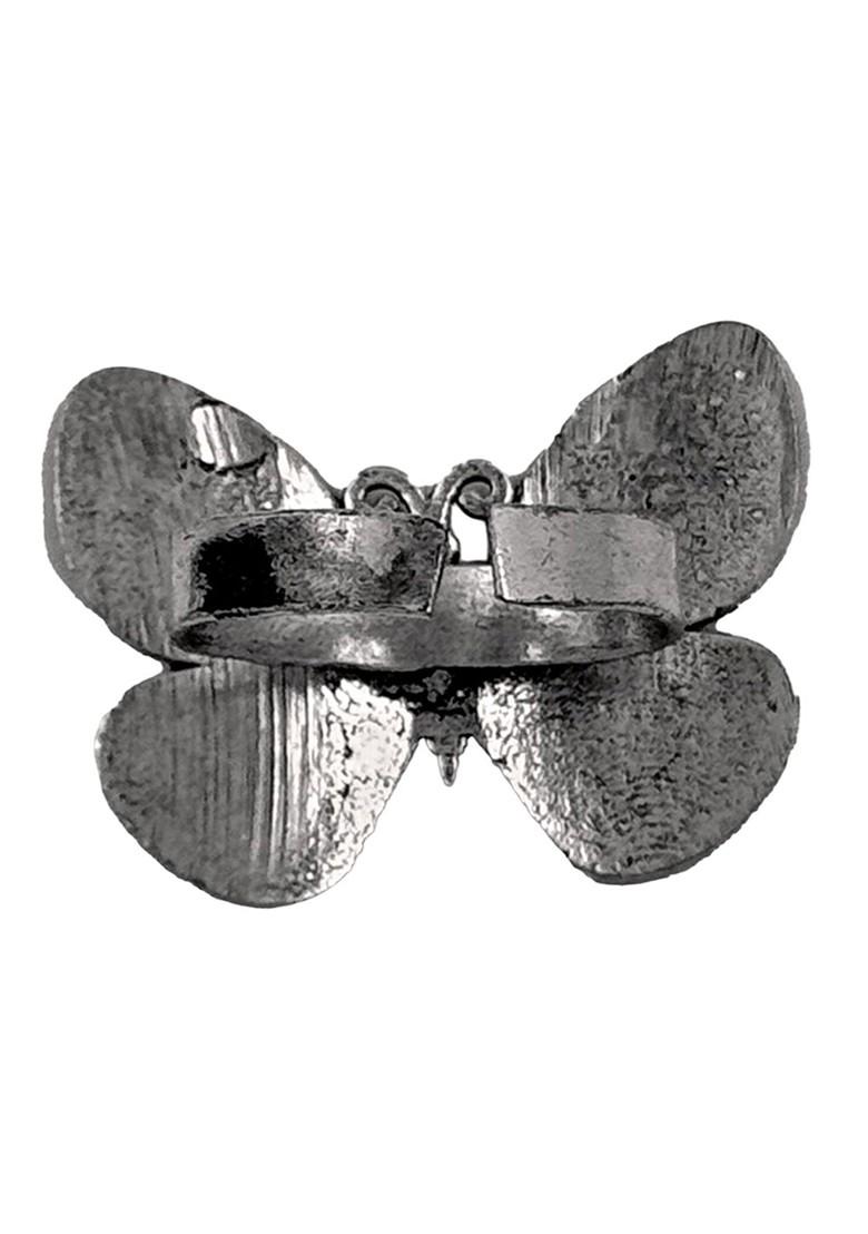 Oxidised Adjustable Skin Friendly Finger Ring