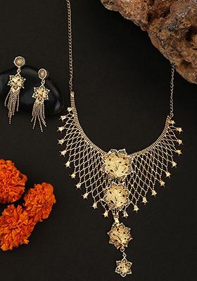Gold Plated Necklace Set