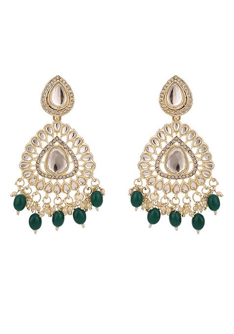 Green Kundan Necklace Set