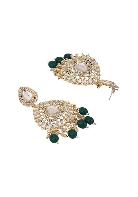 Green Kundan Necklace Set