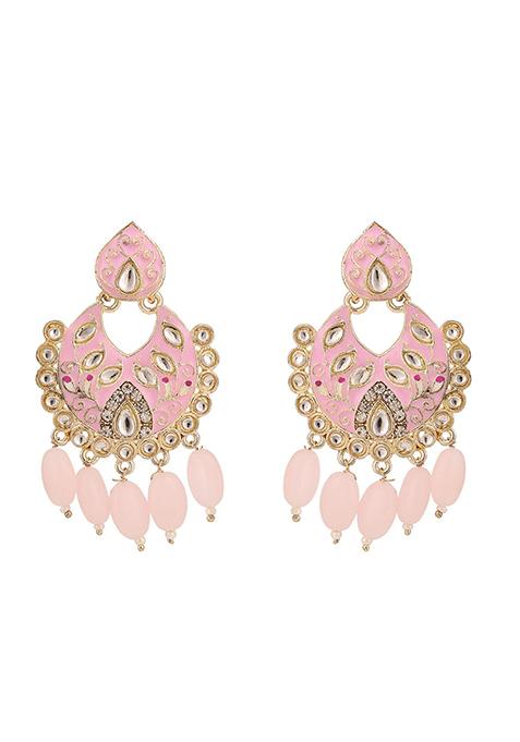 Pink Cubic Zirconia Necklace Set