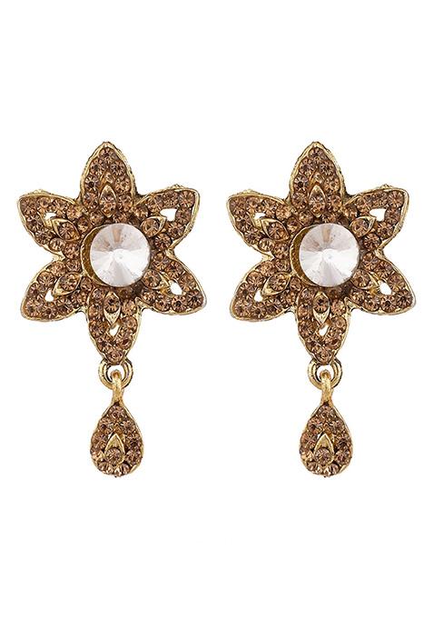 Gold Plated Cubic Zirconia Necklace Set