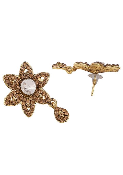 Gold Plated Cubic Zirconia Necklace Set