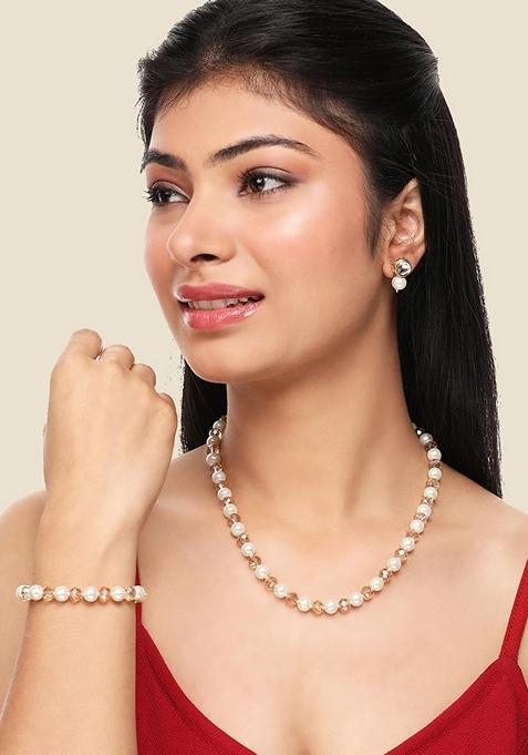 Luxury Necklace And Earrings Jewellery Set