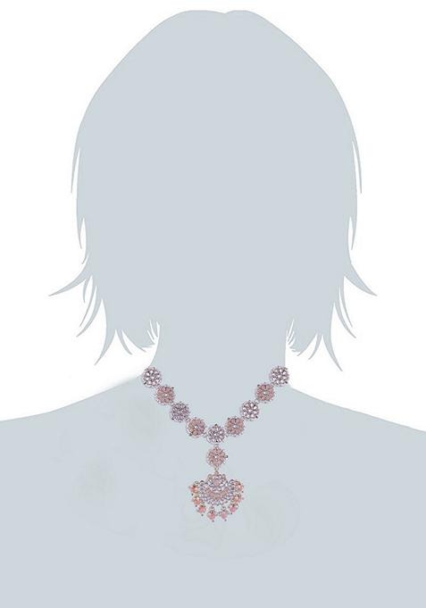 Gold Plated Traditional Pearl Kundan Studded Jewellery Necklace Set With Maang Tikka