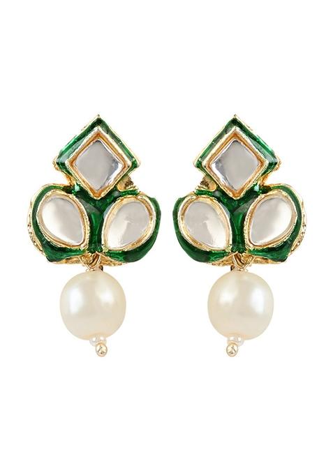 Gold Plated Traditional Choker Set Gilded With Kundan And Bead