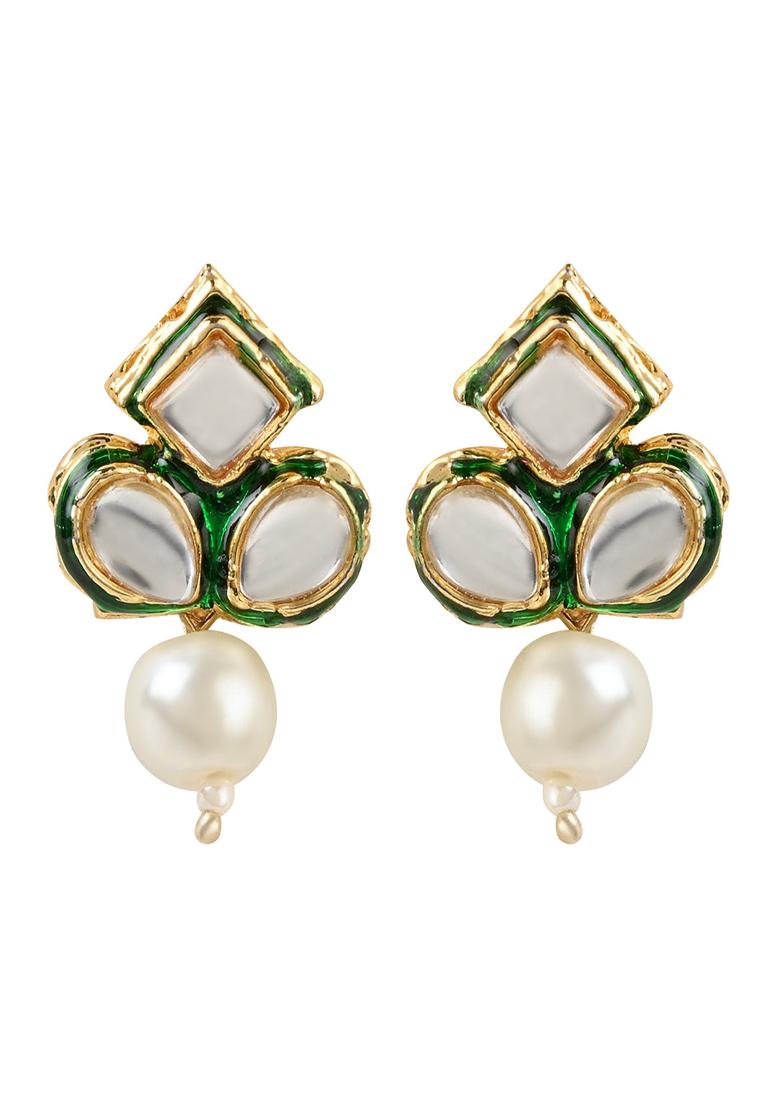 Gold Plated Traditional Choker Set Gilded With Kundan And Bead