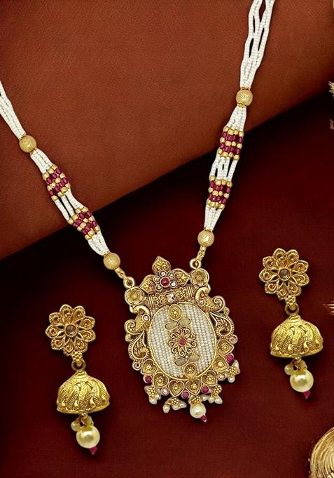 Gold Plated Necklace Set